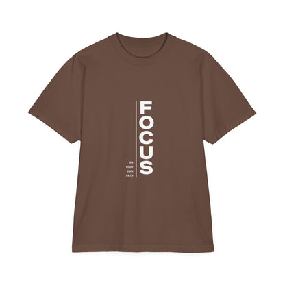 Graphic Drop-Shoulder T-Shirt — Relaxed Garment-Dyed Tee Printify