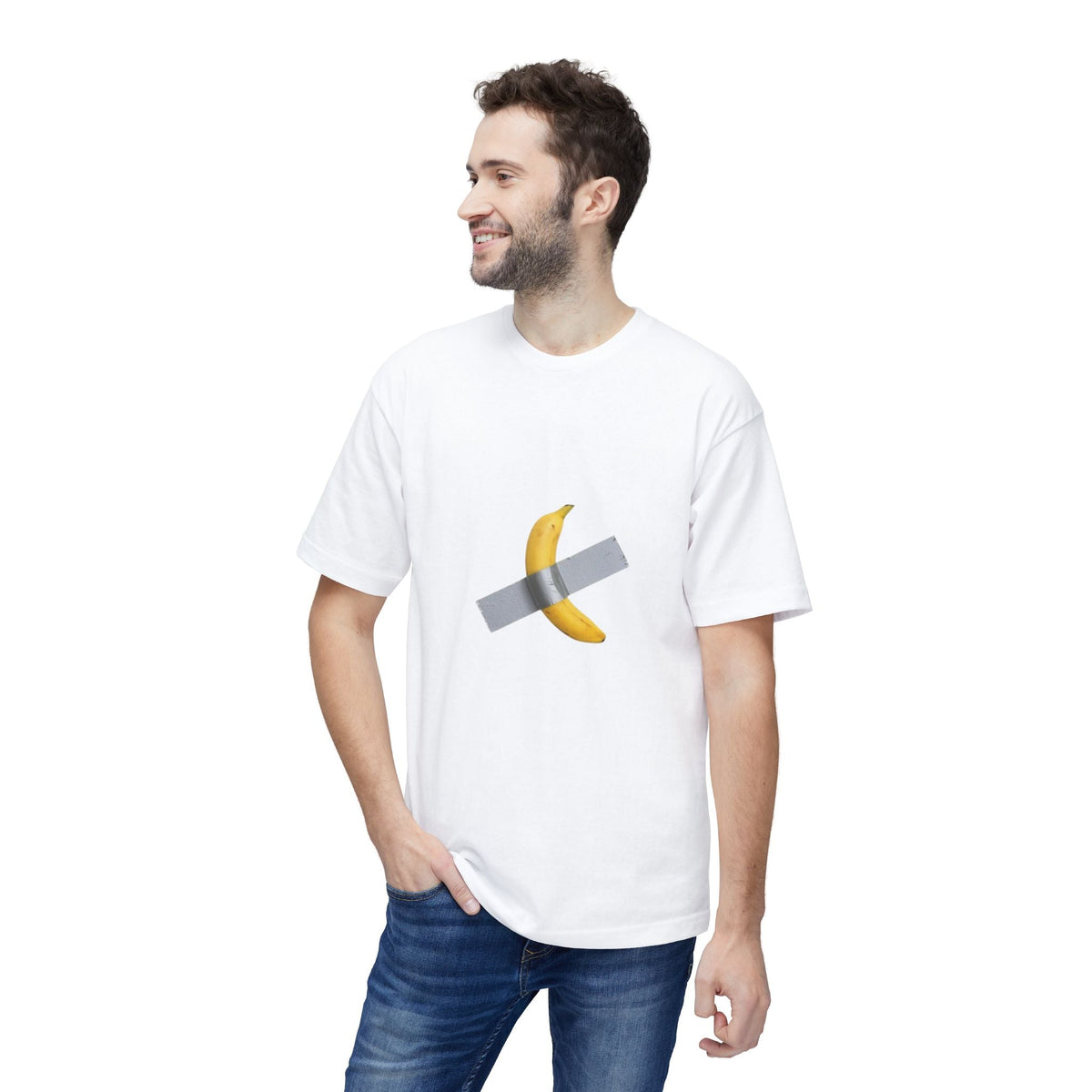 Duct-Taped Banana Graphic T-Shirt Printify