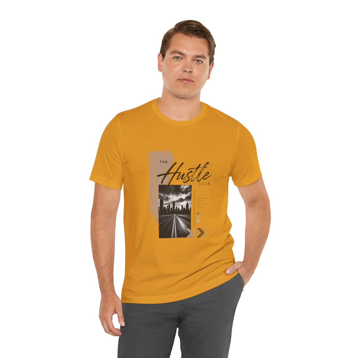 Hustle Club Tee — Urban Roadtrip Graphic T-Shirt Printify