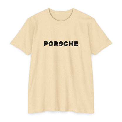 Porsche Graphic T-Shirt — Retro Racing Badge Tee Printify
