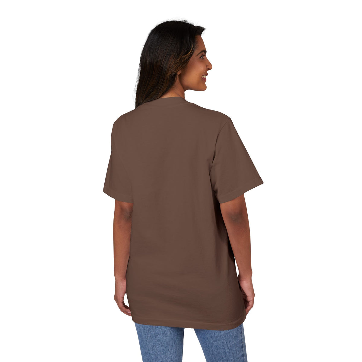 Graphic Drop-Shoulder T-Shirt — Relaxed Garment-Dyed Tee Printify