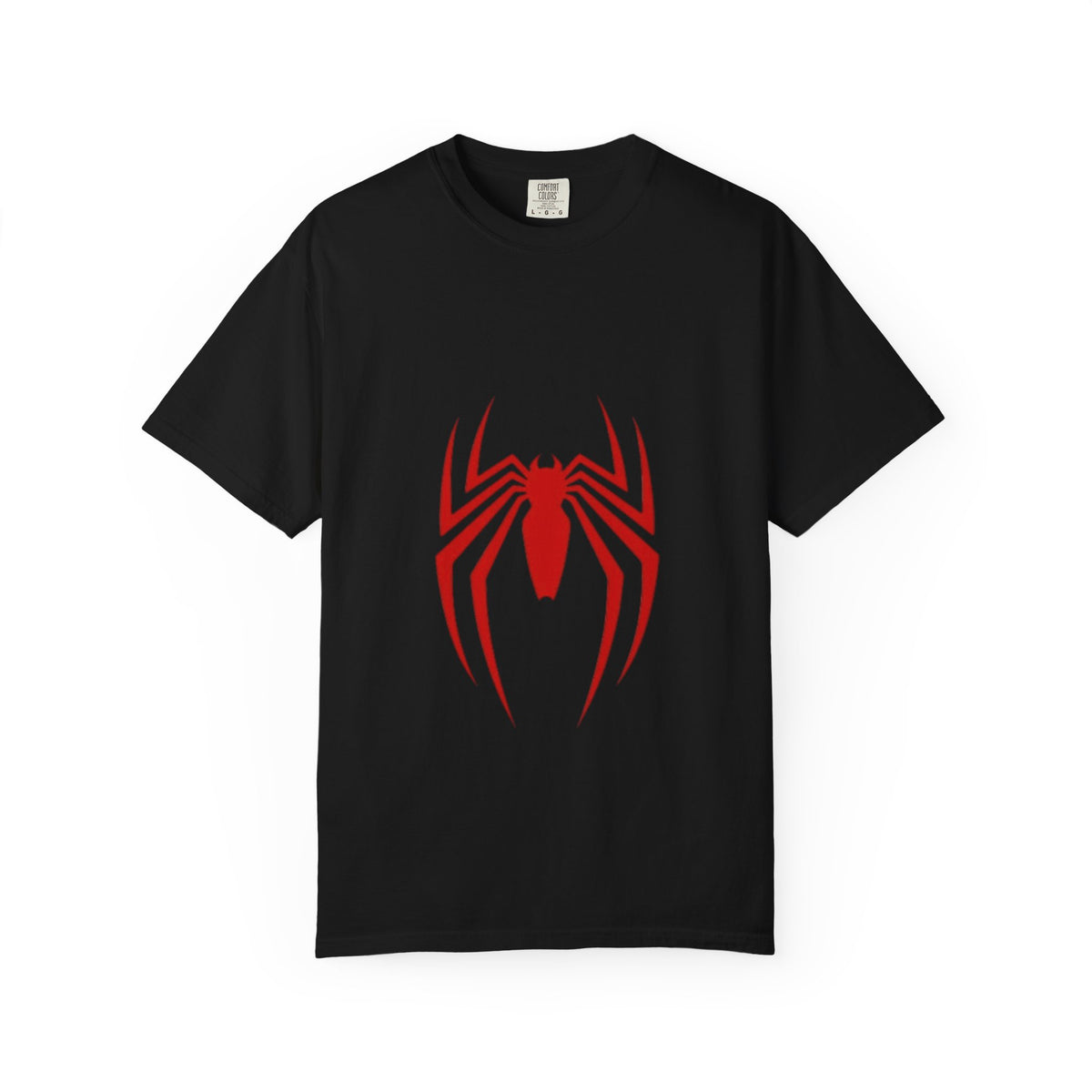 Spider Emblem T‑Shirt — Red Arachnid Graphic Tee Printify