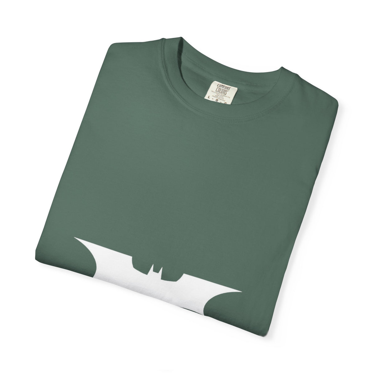 Bat Emblem T-Shirt — Minimalist Gothic Graphic Tee Printify