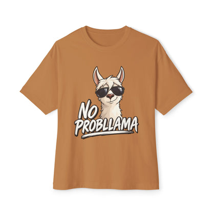 No Probllama T‑Shirt — Cool Llama Sunglasses Graphic Tee Printify