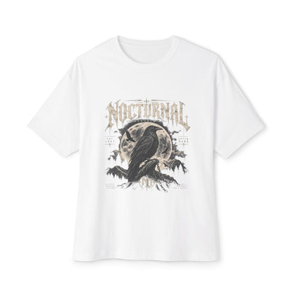 Nocturnal Raven Tee — Gothic Crow Graphic T-Shirt Printify
