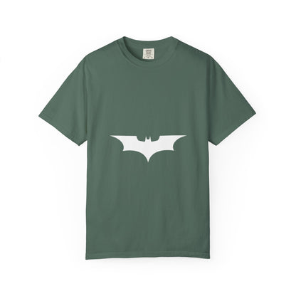 Bat Emblem T-Shirt — Minimalist Gothic Graphic Tee Printify