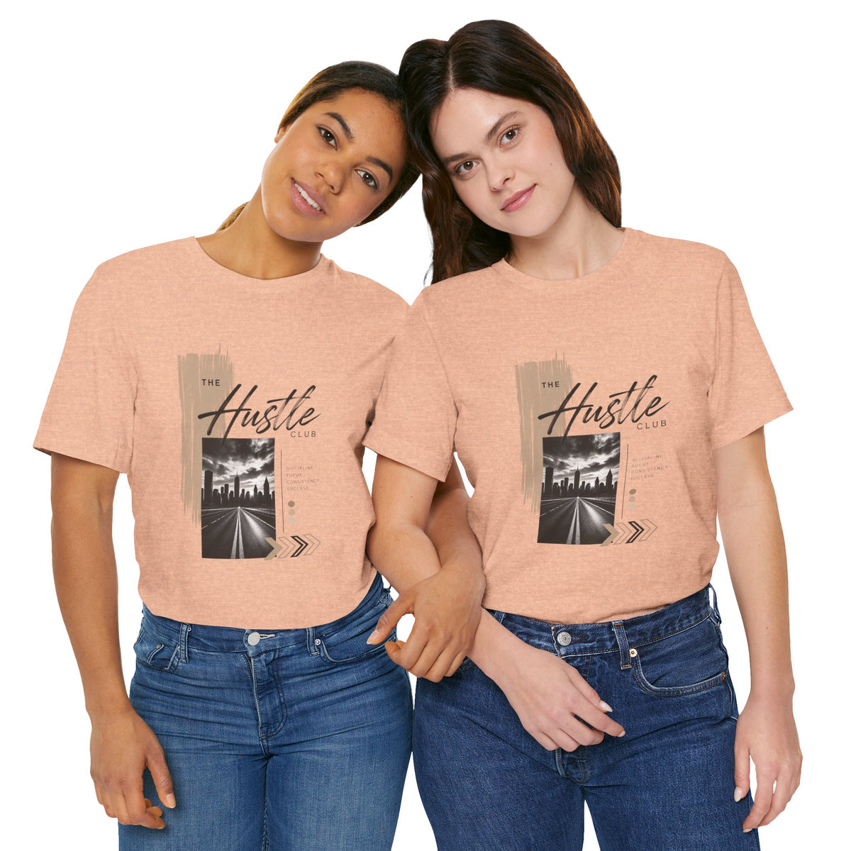 Hustle Club Tee — Urban Roadtrip Graphic T-Shirt Printify
