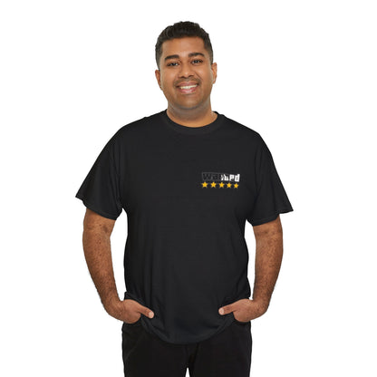 Racing Wheels Tee — Motorsport Logo Graphic T-Shirt Printify