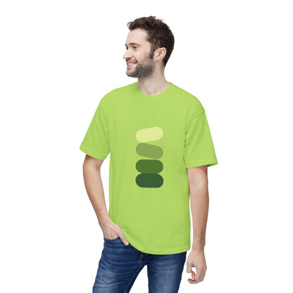 Minimal Green Stack T-Shirt — Abstract Stacked Stones Graphic Printify