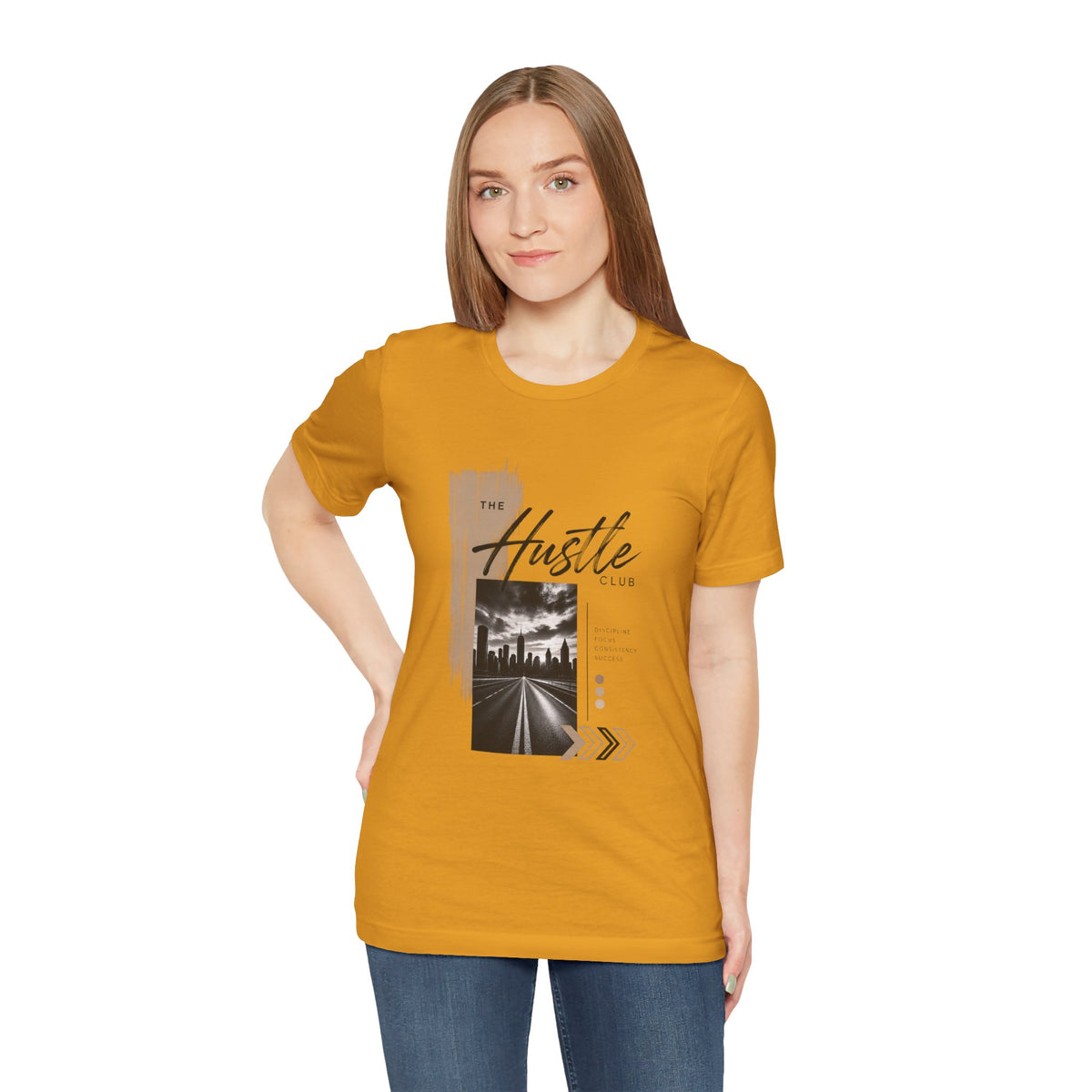 Hustle Club Tee — Urban Roadtrip Graphic T-Shirt Printify
