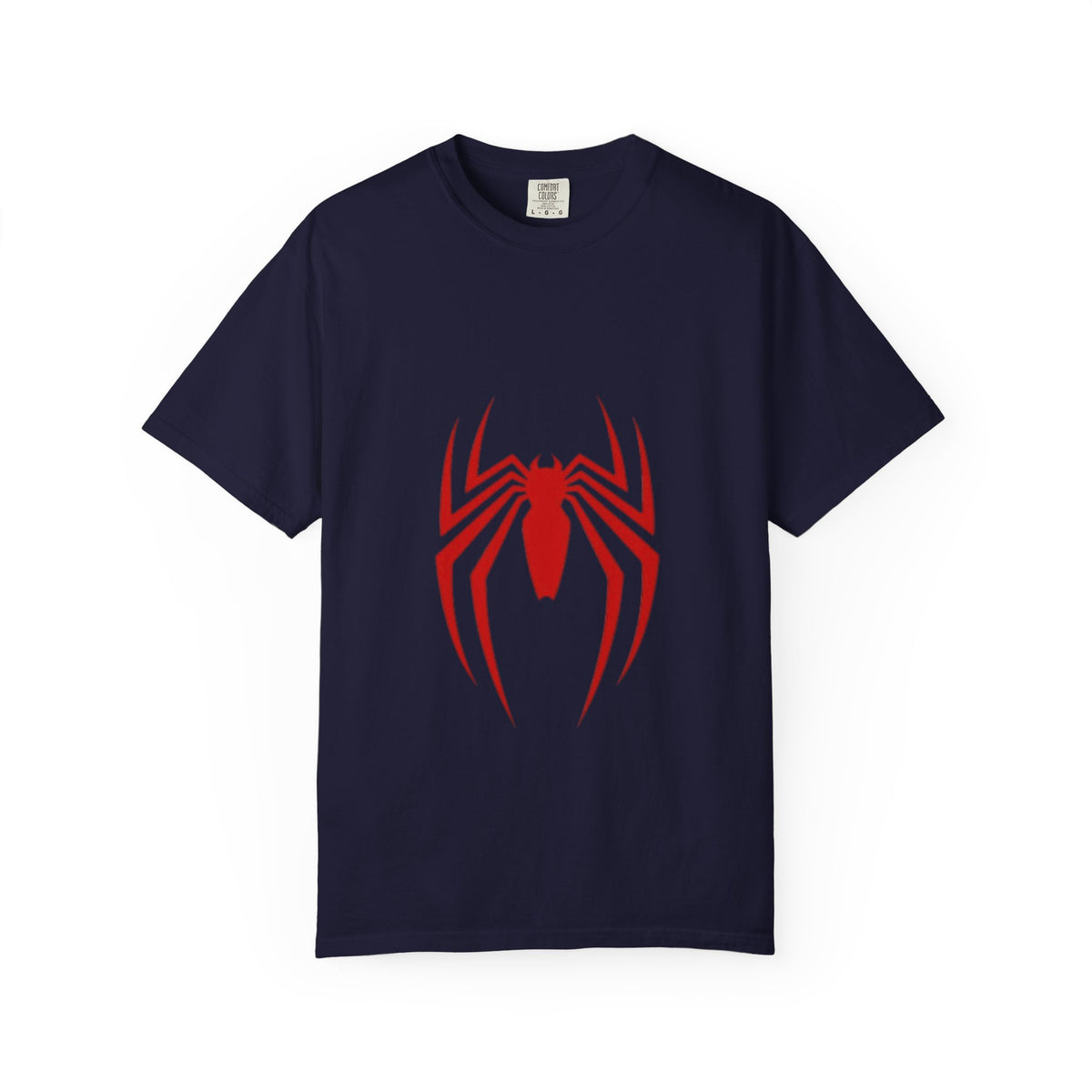 Spider Emblem T‑Shirt — Red Arachnid Graphic Tee Printify